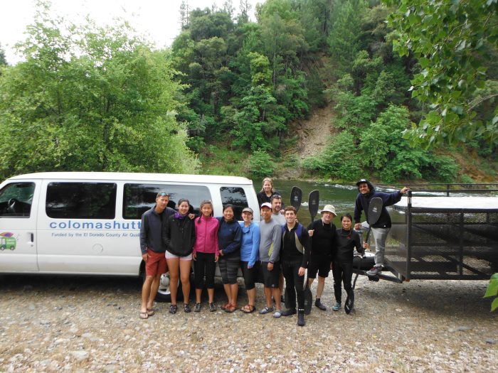 What happy boaters look like when they leave the shuttle driving to us!