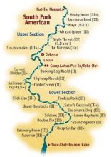 South Fork River Map - Coloma Shuttle